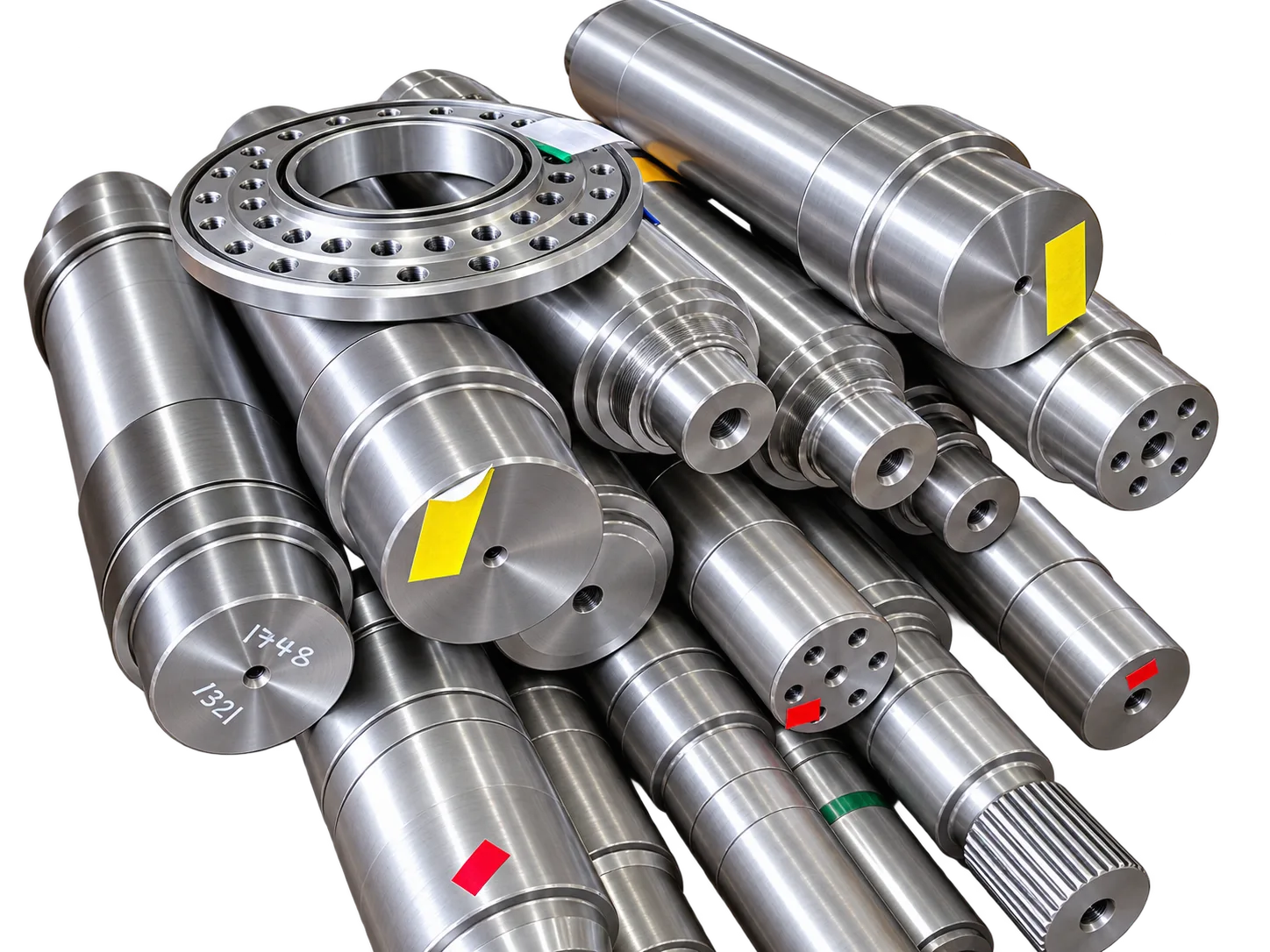 Machined steel components